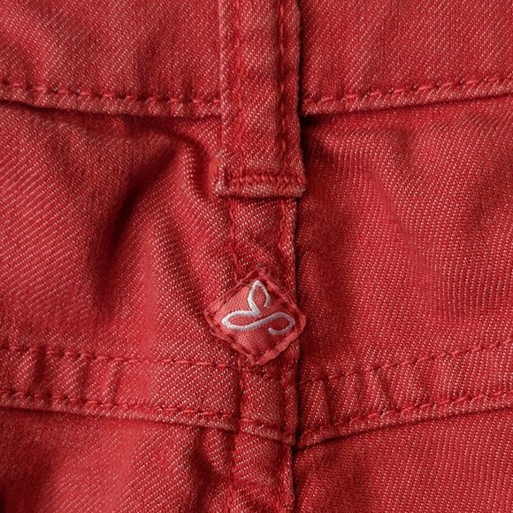 Prana Skinny Jeans Red Size 8 Bright Red - Picture 5 of 7
